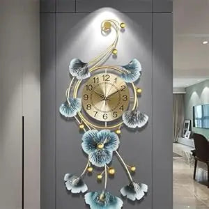 Battery-Powered Metal Wall Clock