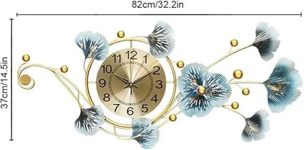 Battery-Powered Metal Wall Clock