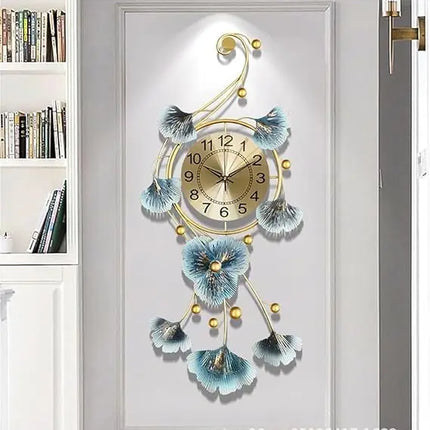 Battery-Powered Metal Wall Clock