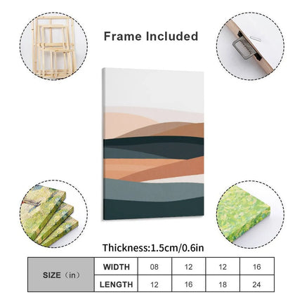 Art Deco Framed Canvas Mural