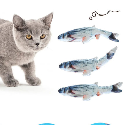 Electric Moving Fish Cat Toy