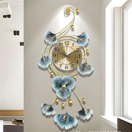 Battery-Powered Metal Wall Clock