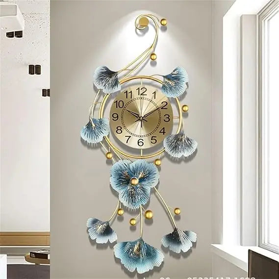 Battery-Powered Metal Wall Clock