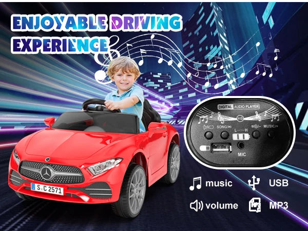 12V Kids' Ride-On Car with Remote Control