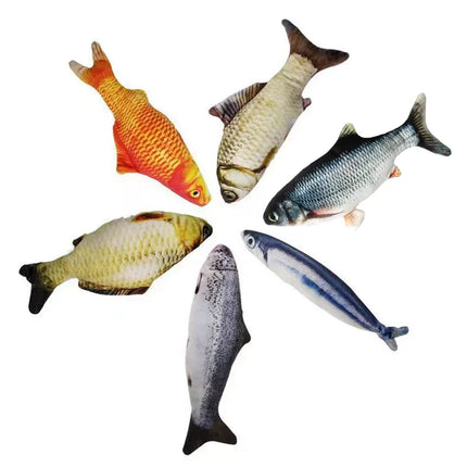 USB-Rechargeable Moving Fish Catnip Toy