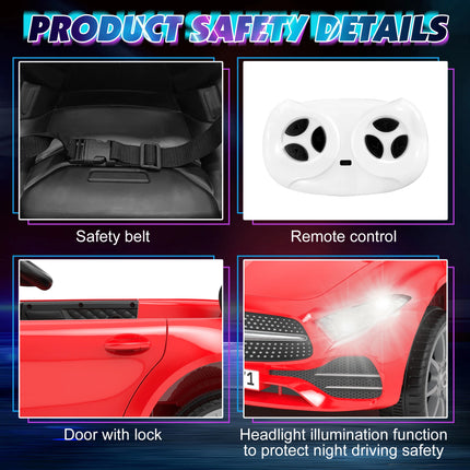 12V Kids' Ride-On Car with Remote Control