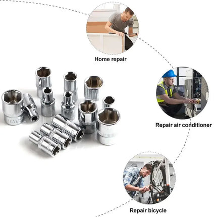 RoadReady 46-Piece Metric Socket and Bit Set