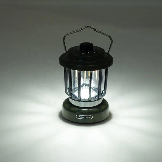 Rechargeable Retro-Style LED Work Lantern