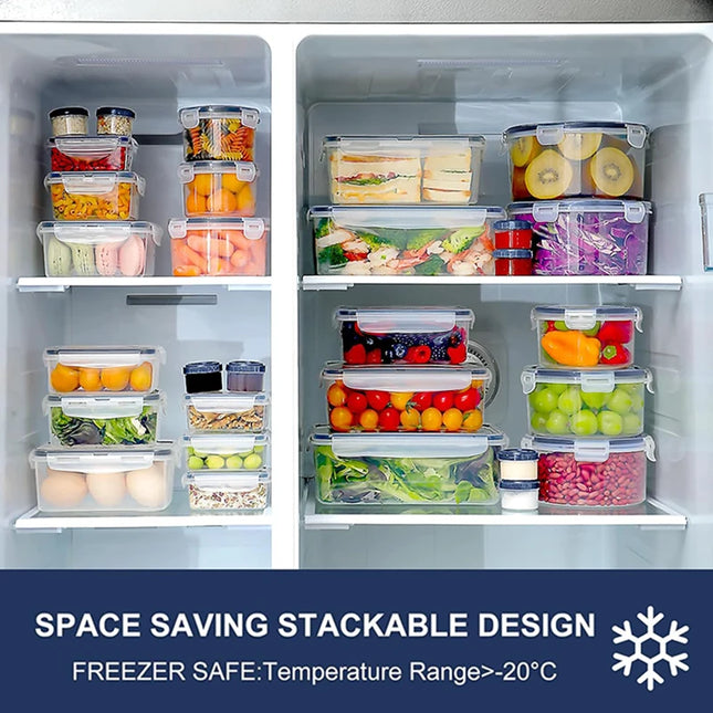 Stackable Produce & Food Storage Container Set