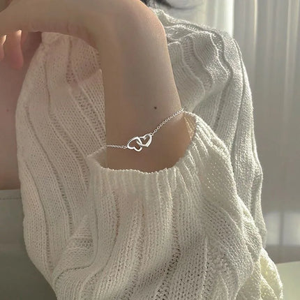 Beiver Heart-to-Heart Bangle Bracelet