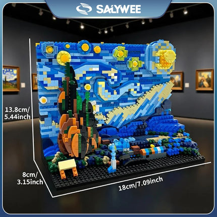 Starry Night Micro Building Block Model
