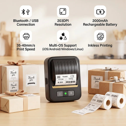 N20 Portable Thermal Label Printer