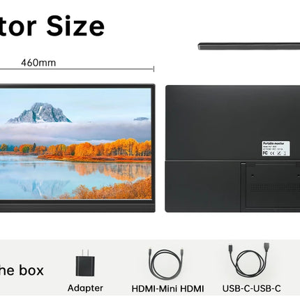 15.6-Inch FHD IPS USB-C Portable Monitor