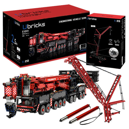 Ubricks E1001 10,437-Piece Mobile Crane Building Set