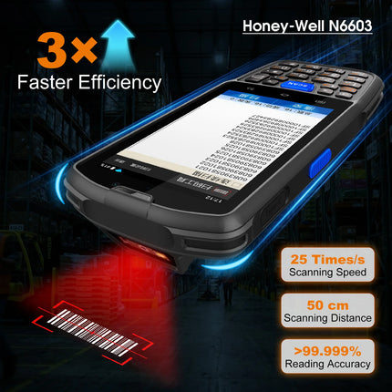 F7 Android 14 Handheld PDA Barcode Scanner