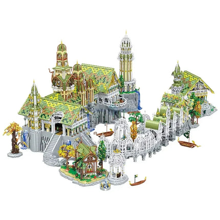 BaKa Elven Tavern Village Building Sets — 33237–33245