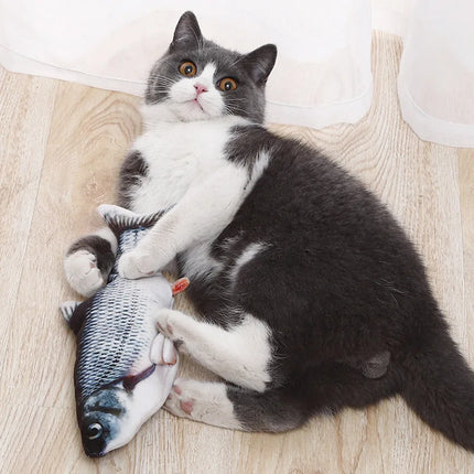 Electric Moving Fish Cat Toy