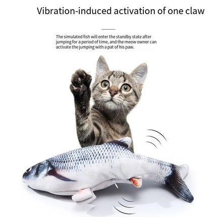 Electric Moving Fish Cat Toy