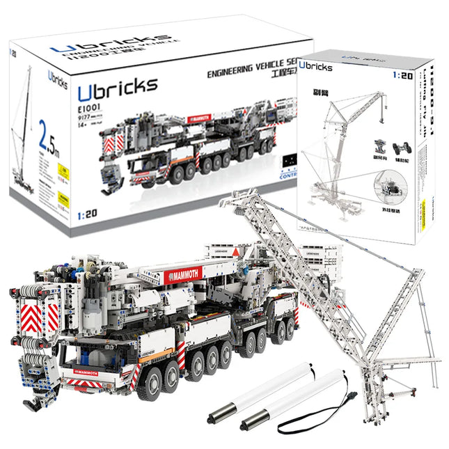 Ubricks E1001 10,437-Piece Mobile Crane Building Set
