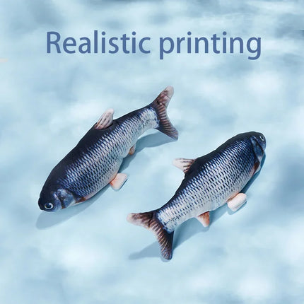 USB-Rechargeable Moving Fish Catnip Toy