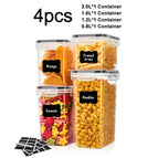 Transparent 4pcs / 6 - 10 L
