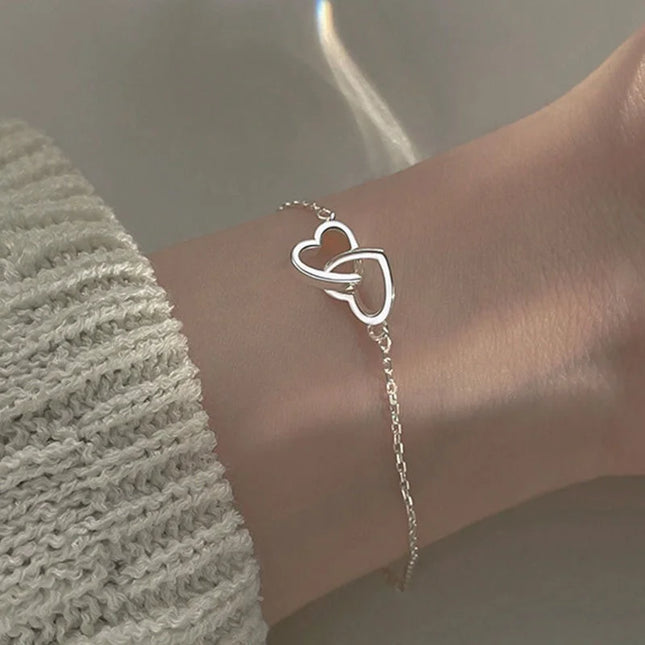 Beiver Heart-to-Heart Bangle Bracelet