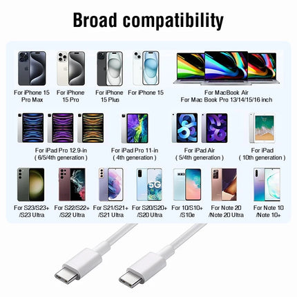 1 m 60W USB-C to USB-C Charging & Data Cable