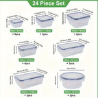 Transparent 24pcs