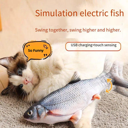 Electric Moving Fish Cat Toy