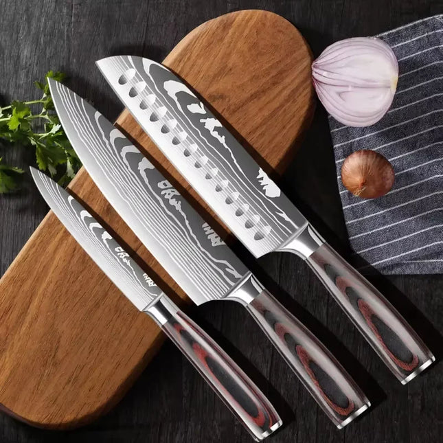 Cascadia Hearth Premium Japanese-Style Kitchen Knife Set
