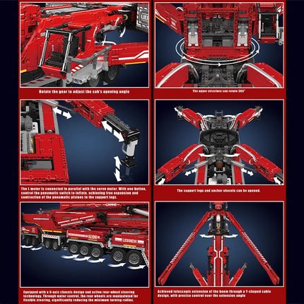 Mould King 17008 RC Crane Truck Set — 8,506 Pieces