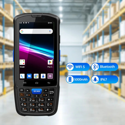 F7 Android 14 Handheld PDA Barcode Scanner