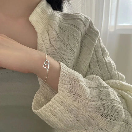 Beiver Heart-to-Heart Bangle Bracelet
