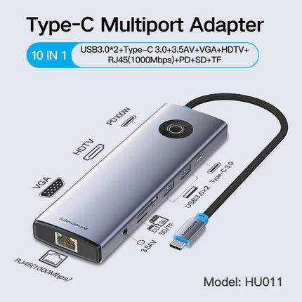 Mindpure 10-in-1 USB-C Docking Station