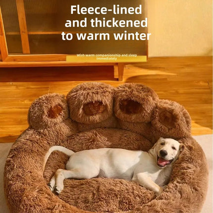 All-Season Plush Pet Bed for Dogs & Cats