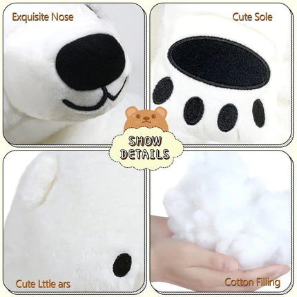 Giant Plush Bear with PP Cotton Filling