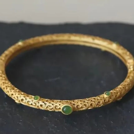 Forbidden City Cloud Bangle Bracelet