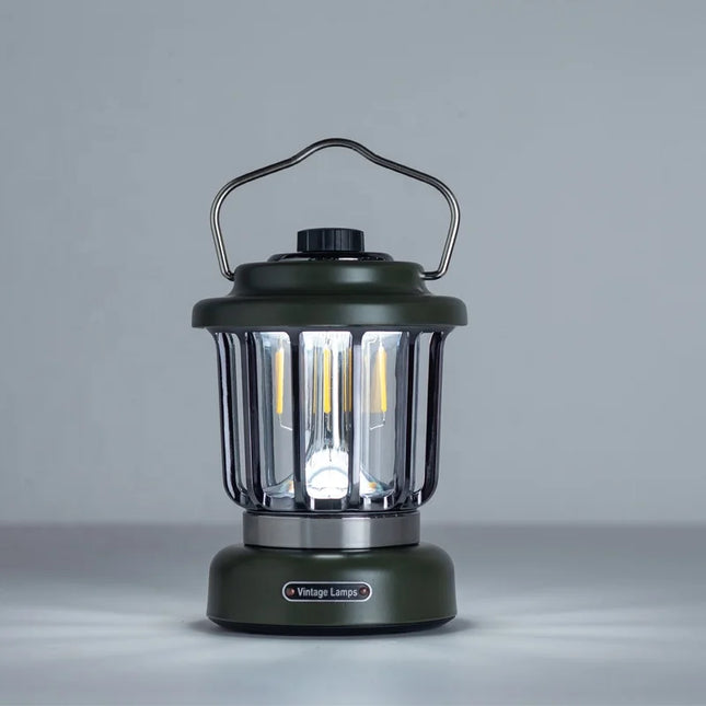 Rechargeable Retro-Style LED Work Lantern
