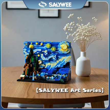 Starry Night Micro Building Block Model