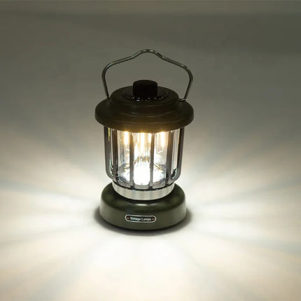 Rechargeable Retro-Style LED Work Lantern