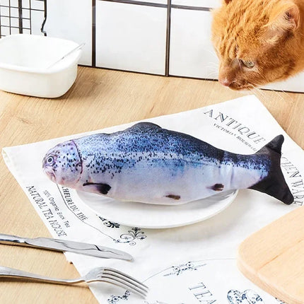USB-Rechargeable Moving Fish Catnip Toy