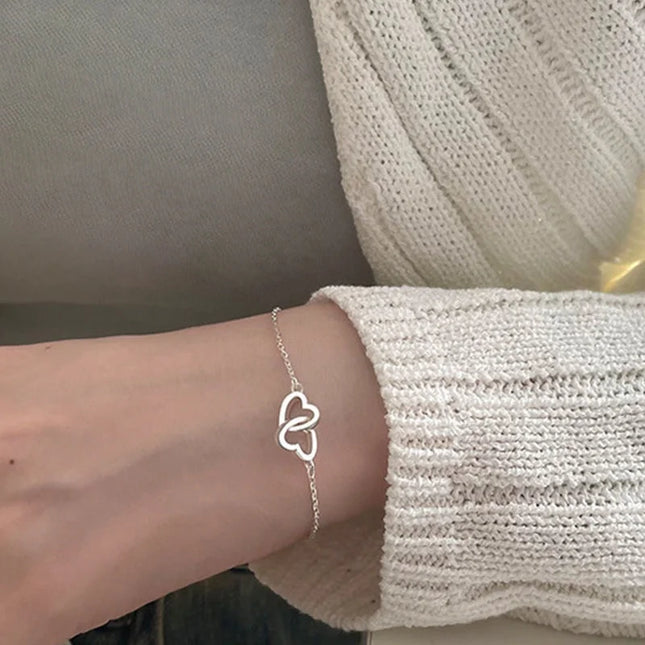 Beiver Heart-to-Heart Bangle Bracelet