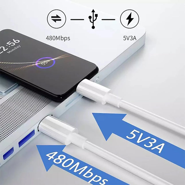 1 m 60W USB-C to USB-C Charging & Data Cable