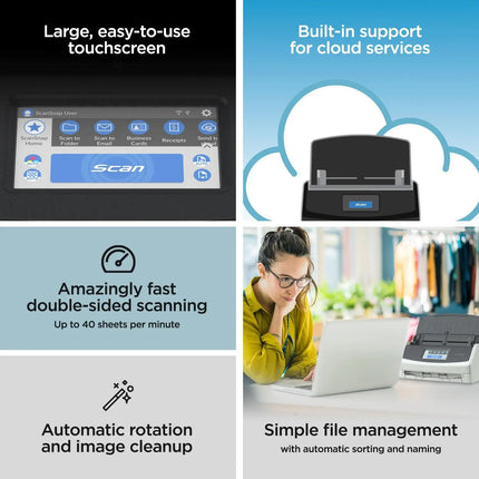 Fujitsu ScanSnap iX1600 Wireless Document Scanner