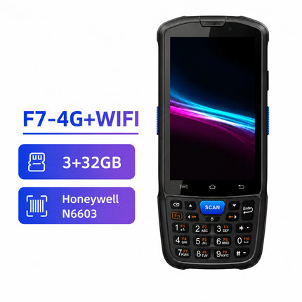 F7 Android 14 Handheld PDA Barcode Scanner