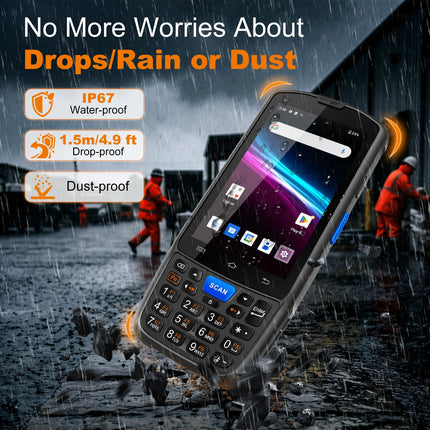 F7 Android 14 Handheld PDA Barcode Scanner