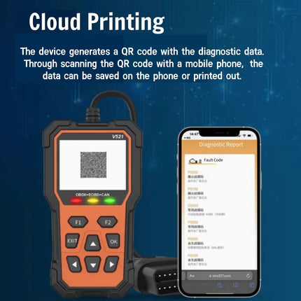 OBD2 Automotive Engine Fault Code Scanner