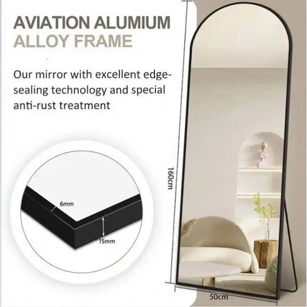 Rustic Arch Full-Length Standing Mirror