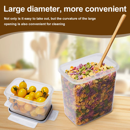 Stackable Airtight Dry Food Storage Container Set