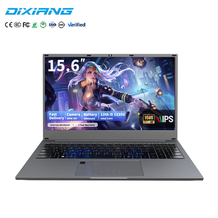DIXIANG 15.6-Inch Core i5 Laptop with 16GB RAM and 512GB SSD